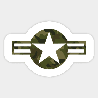 Military Camouflage Symbol Sticker